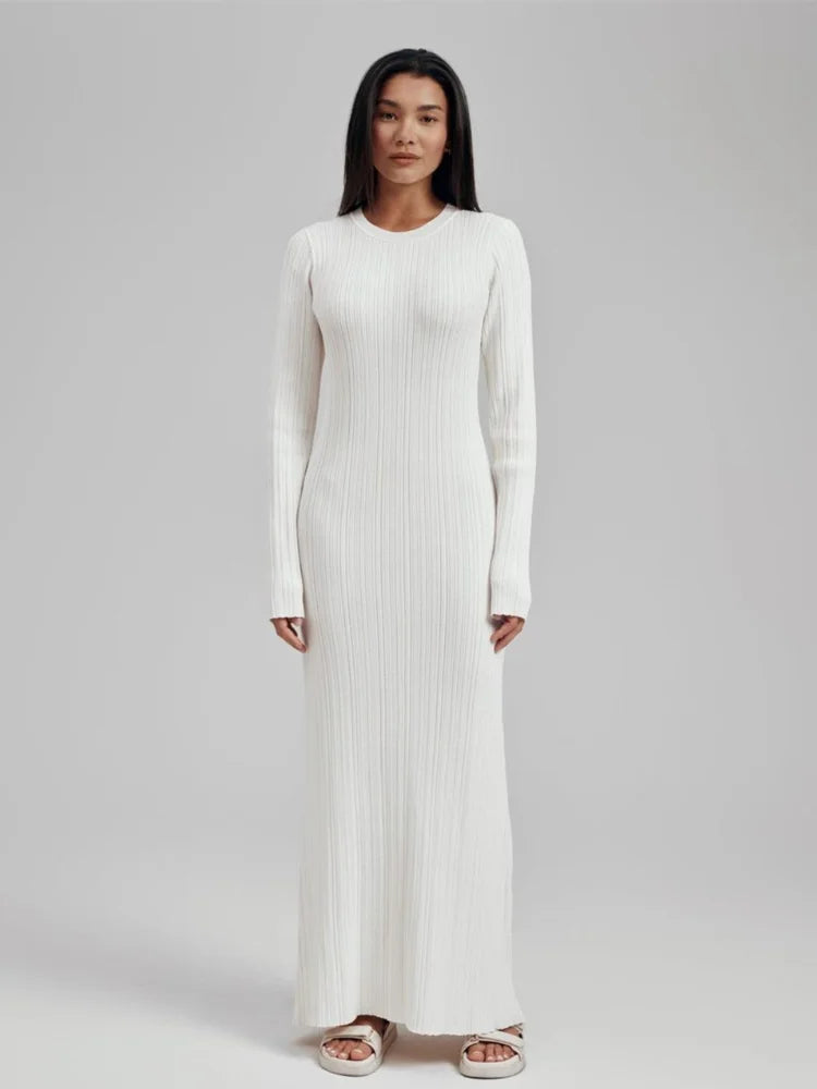 Jana שמלת מקסי סרוגה