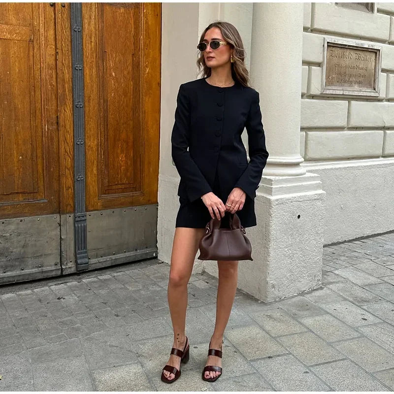 Set שני חלקים מחויט בלייזר וSkirt מיני - Maisie