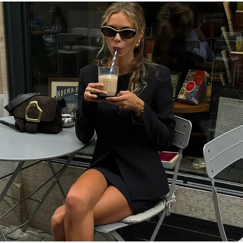 Set שני חלקים מחויט בלייזר וSkirt מיני - Maisie