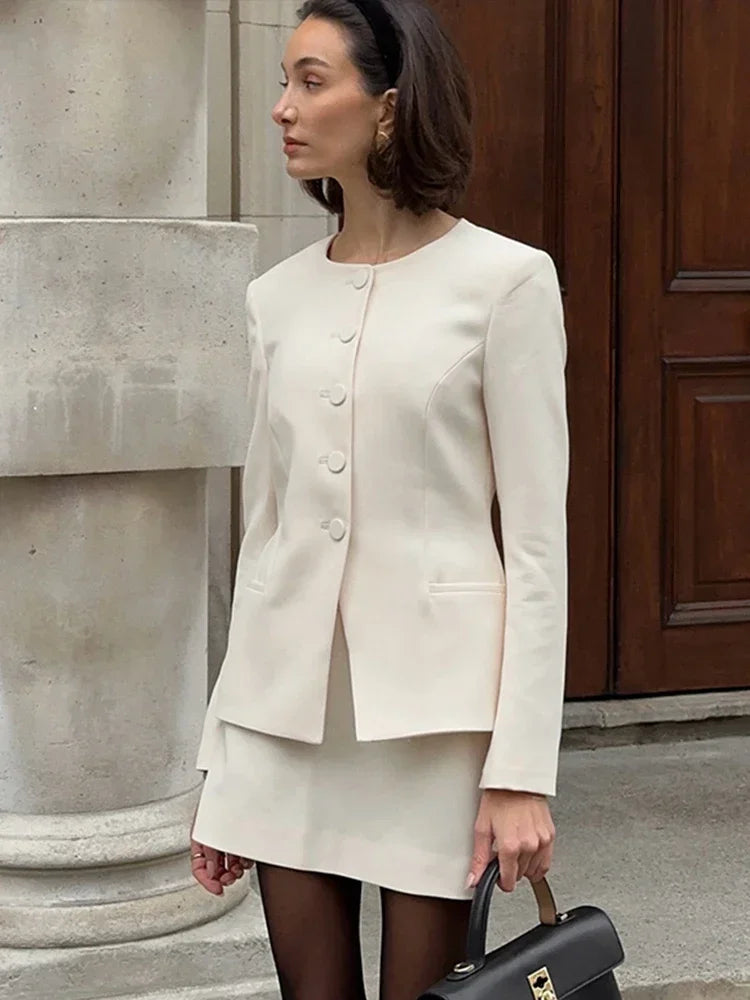 Set שני חלקים מחויט בלייזר וSkirt מיני - Maisie