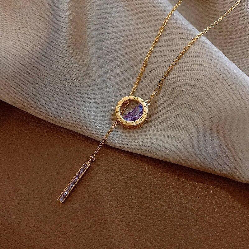 Aurora שרשרת קריSetל אלגנטית