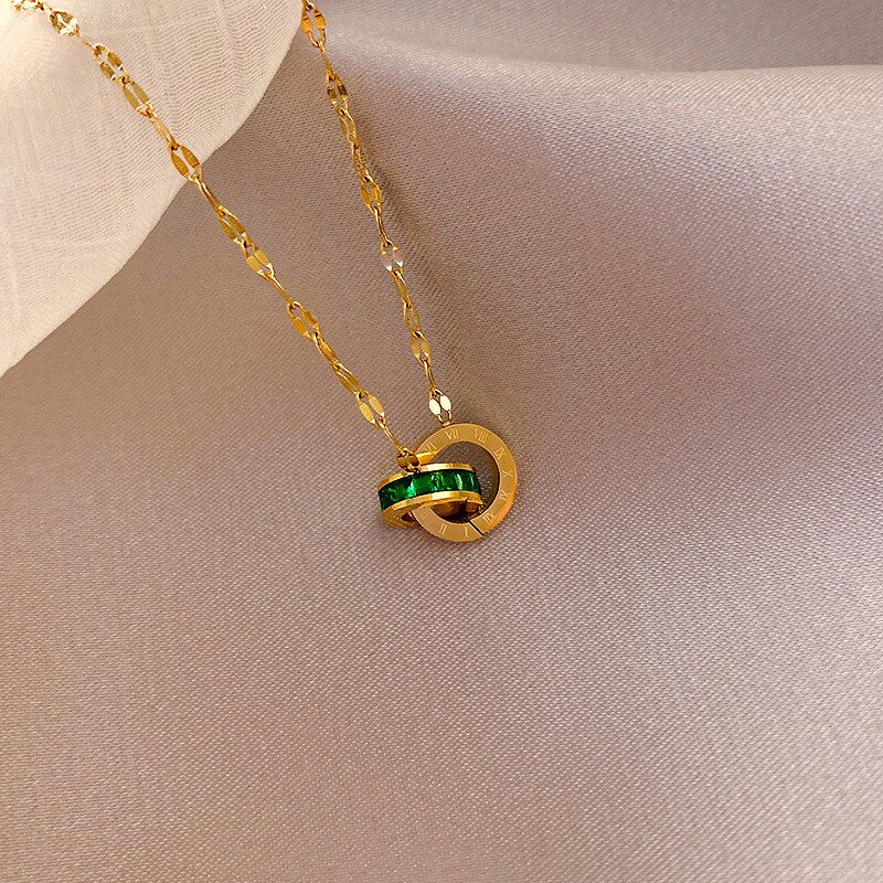 Victoria שרשרת קריSetל זירקוניה