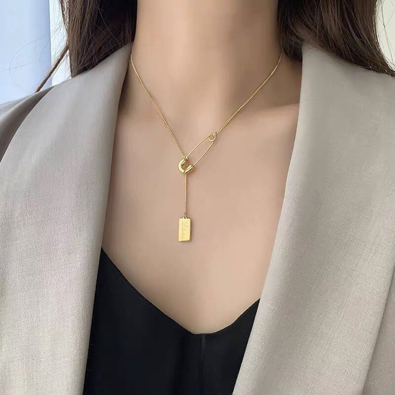 Carda שרשרת צ'וקר בColor Gold