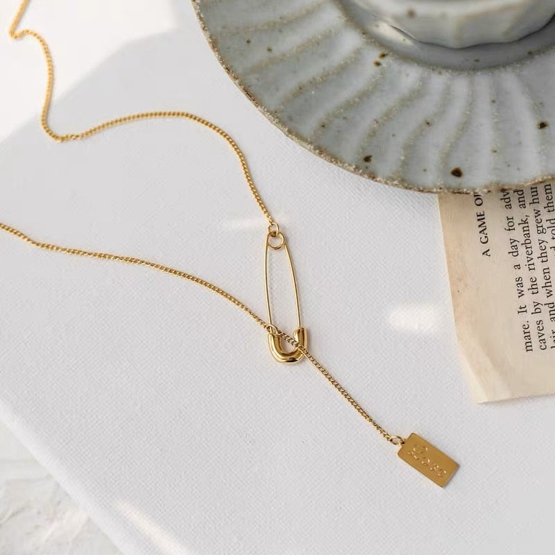 Carda שרשרת צ'וקר בColor Gold